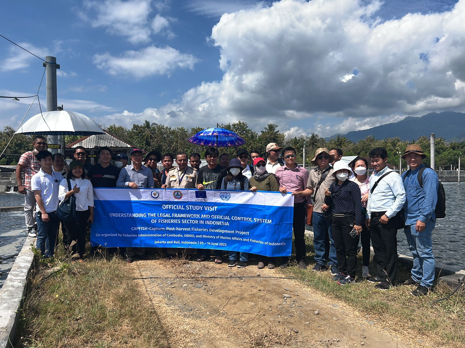CV. Putra Bahari Milk Fish Bali received delegations from the Cambodian Fisheries Administration (FiA) and the United Nations Industrial Development Organization (UNIDO)